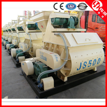 Js500 Concrete Mixer with Mechanical Hopper for Sale